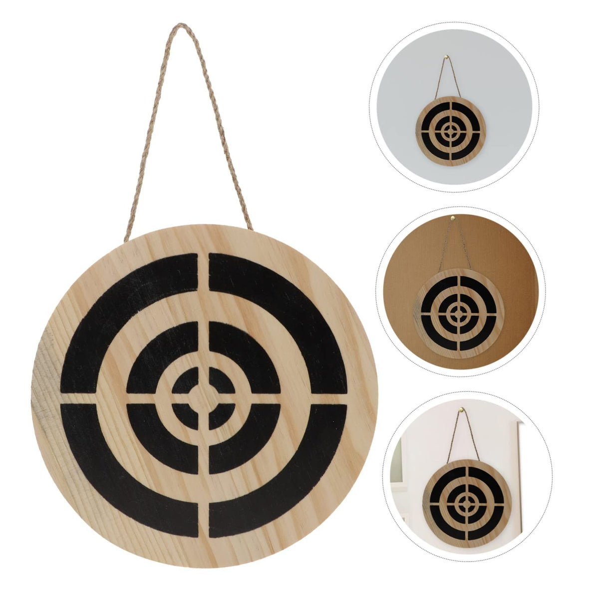 Wooden Pendant Wooden Crafts Decocr Wooden Handicraft Wall Pendant Home Decors DIY Dart Materials Wooden Decor Dart Board