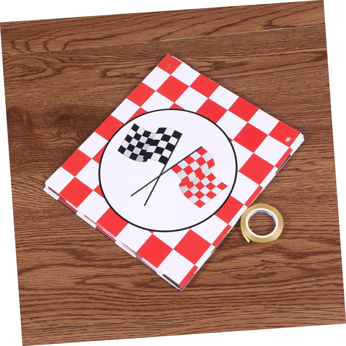 Racing Banner Checkered Racing Flag Decor White Balloons Flags Happy Birthday Banner White Balloon Garland