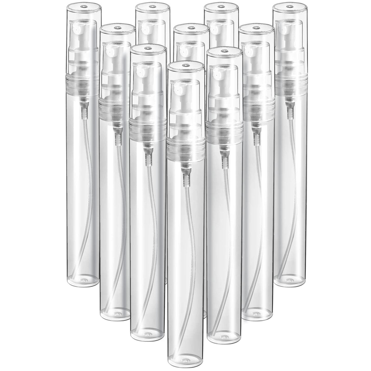 Mini Clear Spray Bottle, 10 Pack 8ml Mini Plastic Spray Bottle Empty, Fine Mist Refillable Mini Perfume Bottle, Perfume Atomizer
