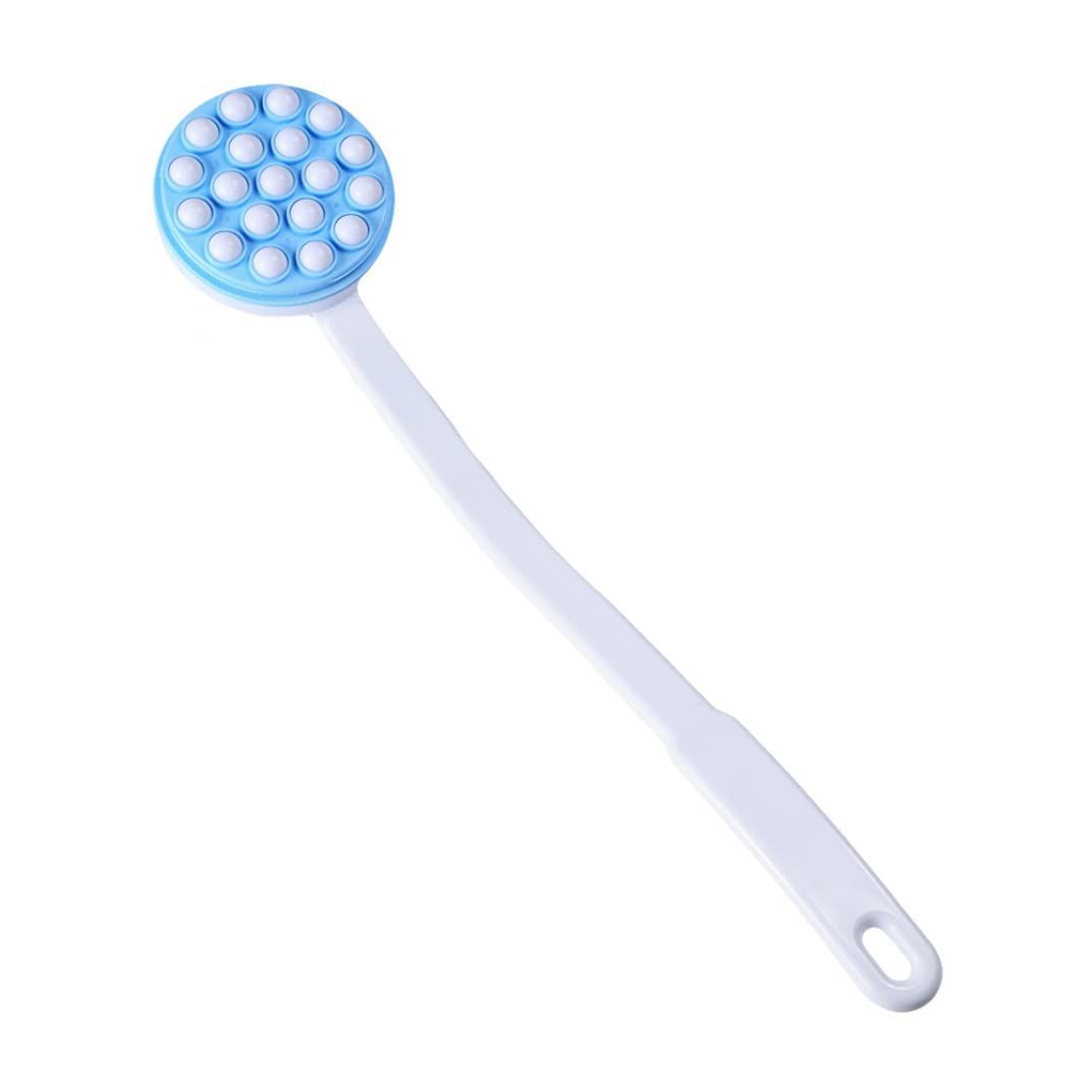 Long Handheld self-Handhled Easy Reach for Sunscreen, Cream, Shower Gel on Back, Legs and Feet, Long Shower Bath Brush