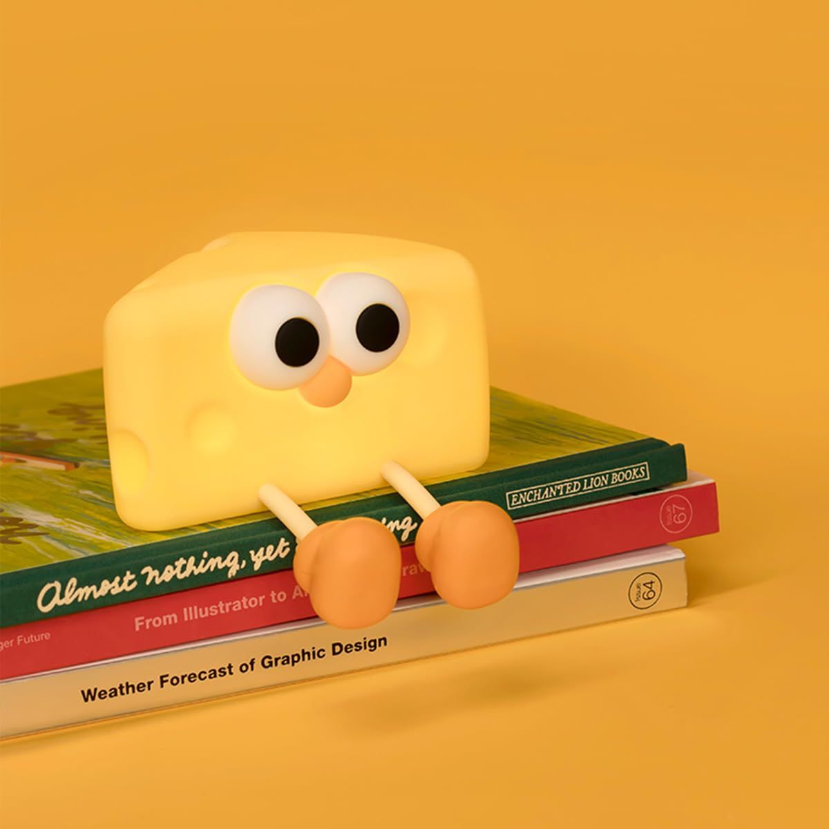 Cheese Cute Night Light,Adjustable Light USB LED Night Lamp,Soft Silicone Kids and Baby Night Lights for Bedroom，Boys and Girls