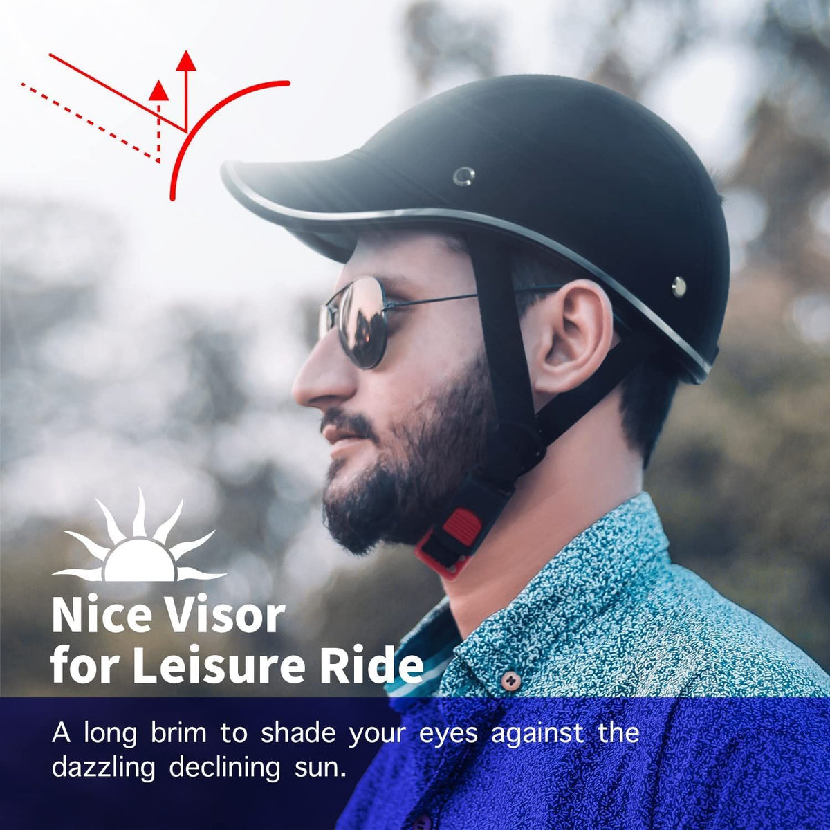 Bike Helmets for Adults with Visor - Urban Commuter Scooter Helmet Bicycle Helmet for Men and Women.