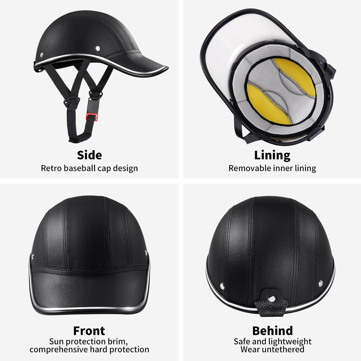 Bike Helmets for Adults with Visor - Urban Commuter Scooter Helmet Bicycle Helmet for Men and Women.