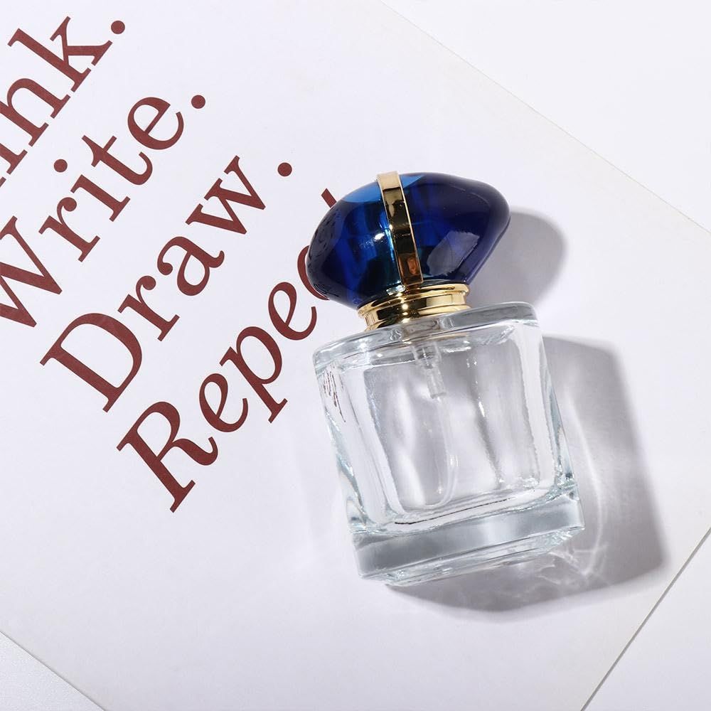30ml Perfume Sub Packed Empty Bottle Refillable Bottle, Portable Sample Water Replenishing Glass Bottle Cosmetic Container