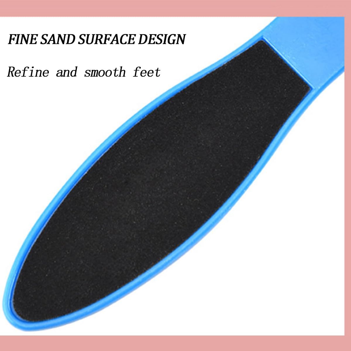 2pcs Double-Sided Foot Scraper, Reusable Foot File for Hard Skin Removal, Foot Scrubber for Wet Dry Cracked Heels