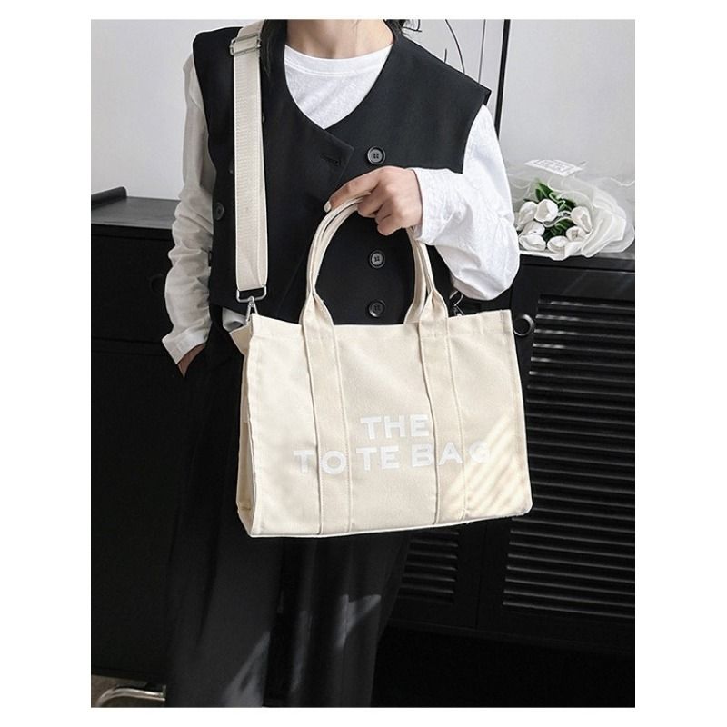 （blue） Women's European And American Fashion Handbag Niche Printed Letter Crossbody Bag Design Studio Tote Bag