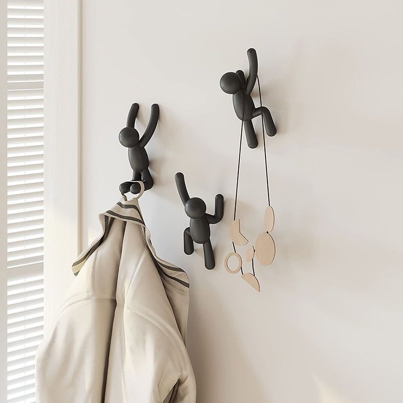 3pcs  Wall Hooks – Decorative Wall Mounted Coat Hooks for Hanging Coats, Scarves, Bags, Purses, Backpacks,