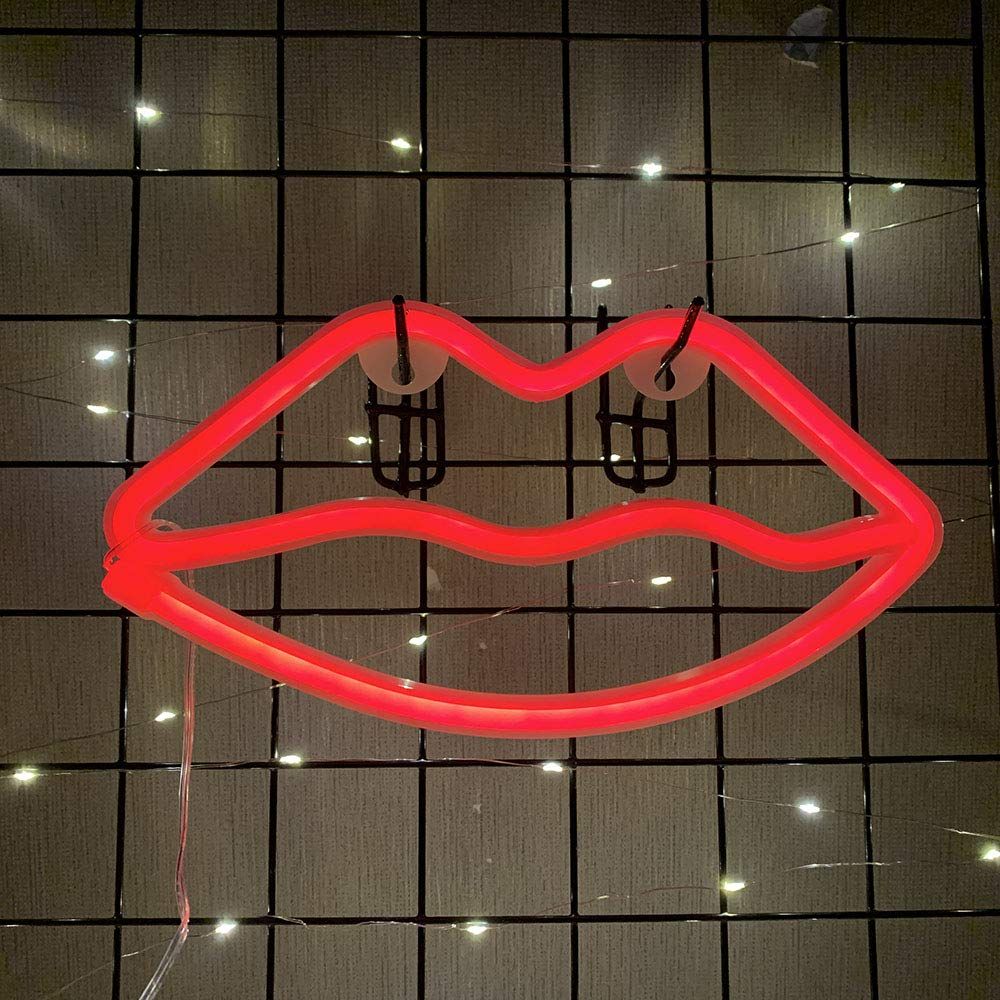 LED Neon Light Signs Night Light Art Decorative Holder Base Table Light for Home Kids Wedding Christmas Birthday Party