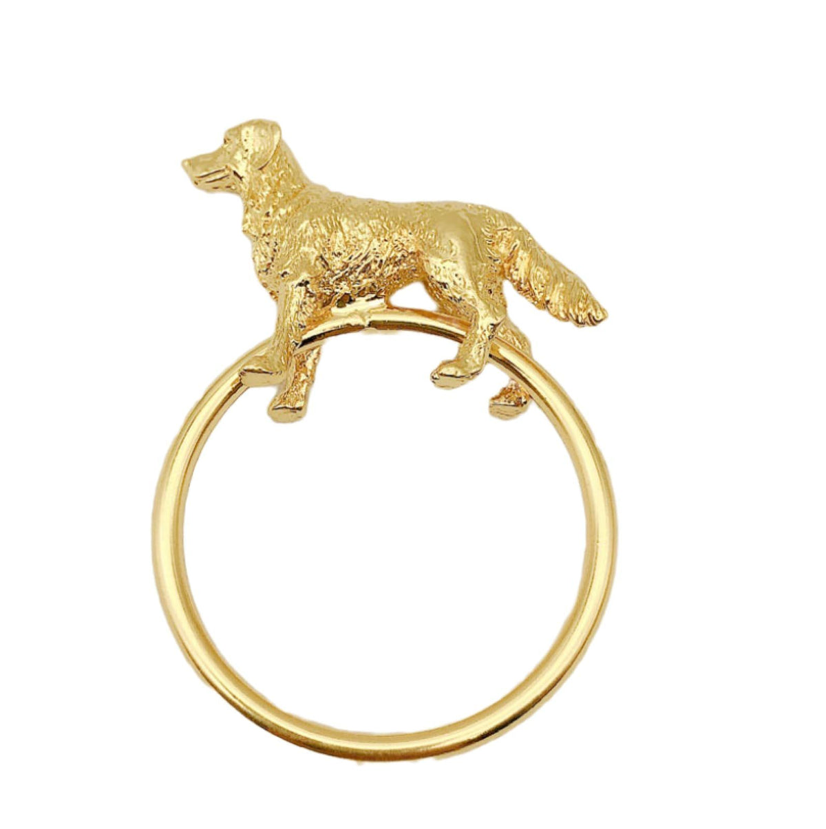 Standing Horse Shape Napkin Ring Metal Napkin Buckle Napkin Hotel/Hotel Supplies Napkin Rings Set of 12 - Gold