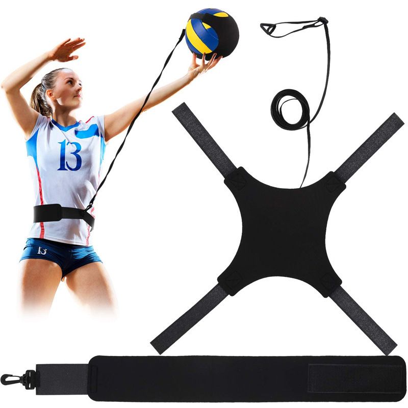 Volleyball Training Equipment Aid,Premium Volleyball Rebounder Trainer Kit,Solo Practice Trainer for Serving Setting Arm Swing