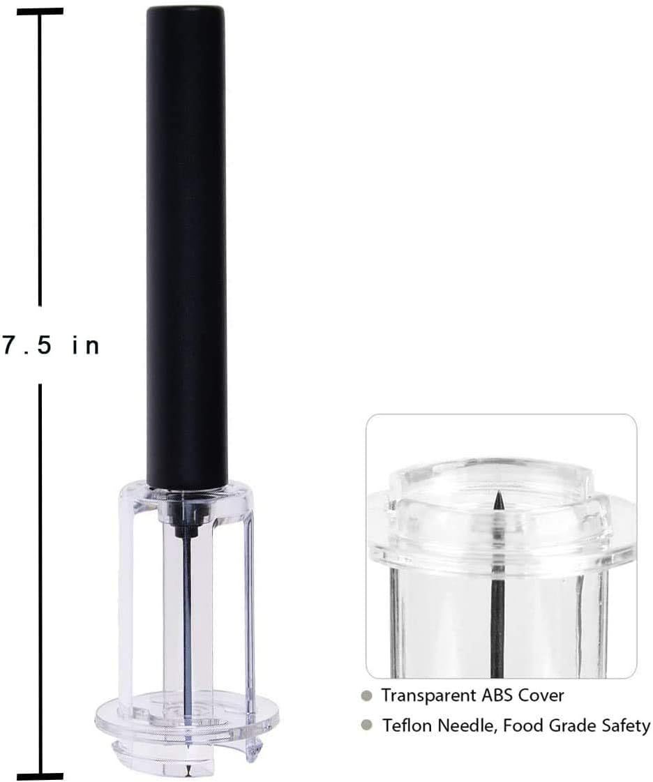 Simple Wine Opener with Foil Cutter, Air Pressure Pump Wine Bottle Opener, Easy Cork Remover Corkscrew, Gifts to Wine Lovers