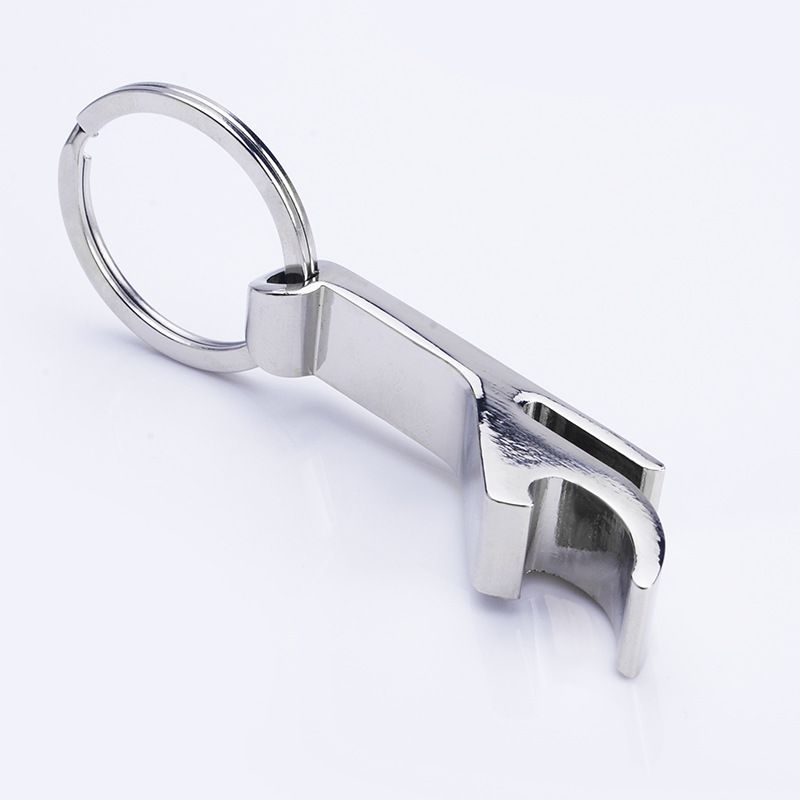 Beer Bottle Opener Keychain Portable Mini Pocket Zinc Alloy Beer Tab Can Opener Wedding Party Favor Gifts Metal Pendant