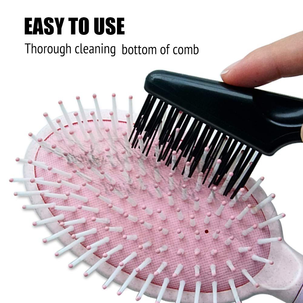 Hair Brush Cleaner Tool,Comb Cleaning hairbrush, for Removing Hair and Debris, Hair Brush Cleaning Cleaner Tool-Black