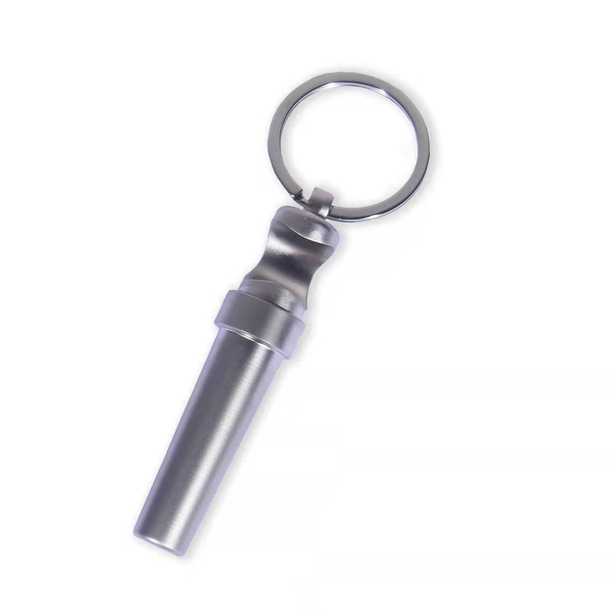 Mini Key Ring Wine Opener, Ultimate Keychain Corkscrew Tool, Emergency Travel Cork Wine Opener (Silver)