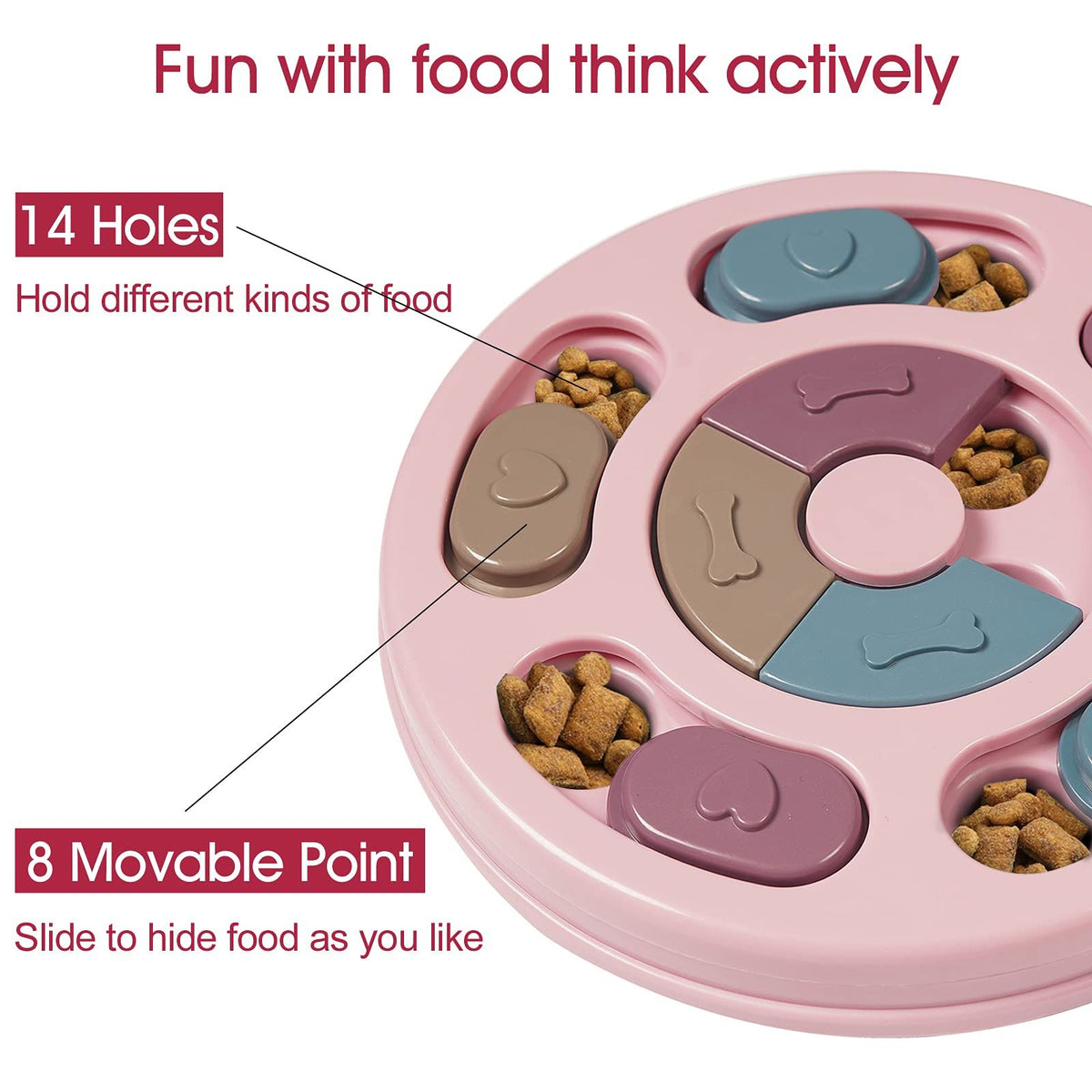 Dog Puzzle Toys,Dogs Food Puzzle Feeder Toys for IQ Training & Mental Enrichment,Dog Treat Puzzle puppies