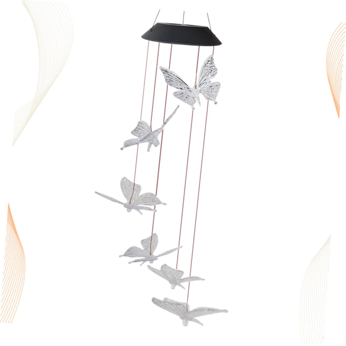 Hanging Solar Light Outdoor Solar Lantern Wind Chime Outdoor Light Outdoor Decoration Light Solar Light Chime Led Wind Chime