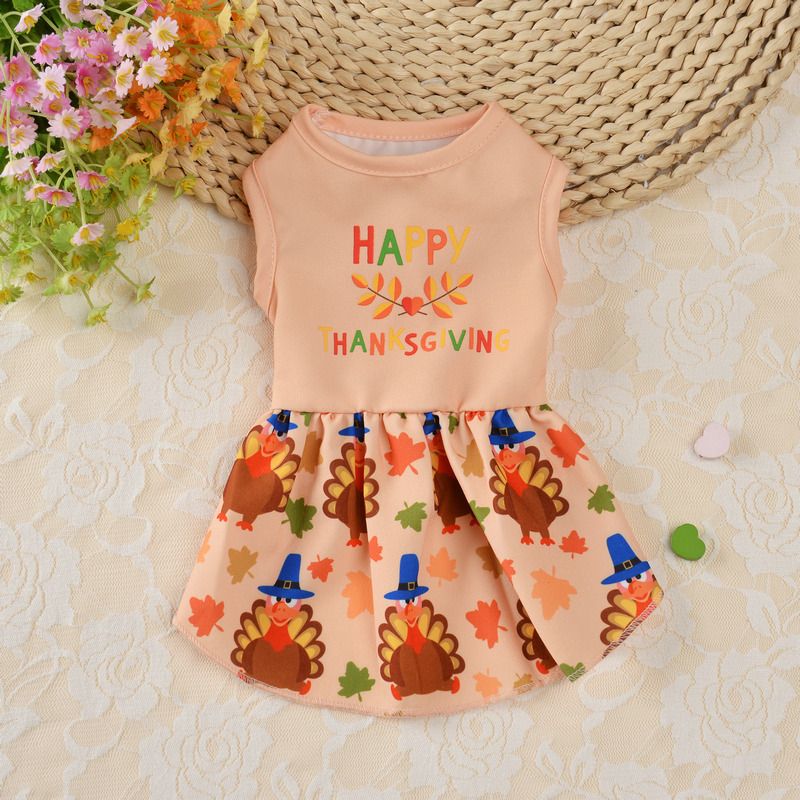 3 Pieces Halloween Thanksgiving Christmas Festival Dog Dresses Pumpkin Bat Dog Costume Apparel for Small Dogs Pet, S