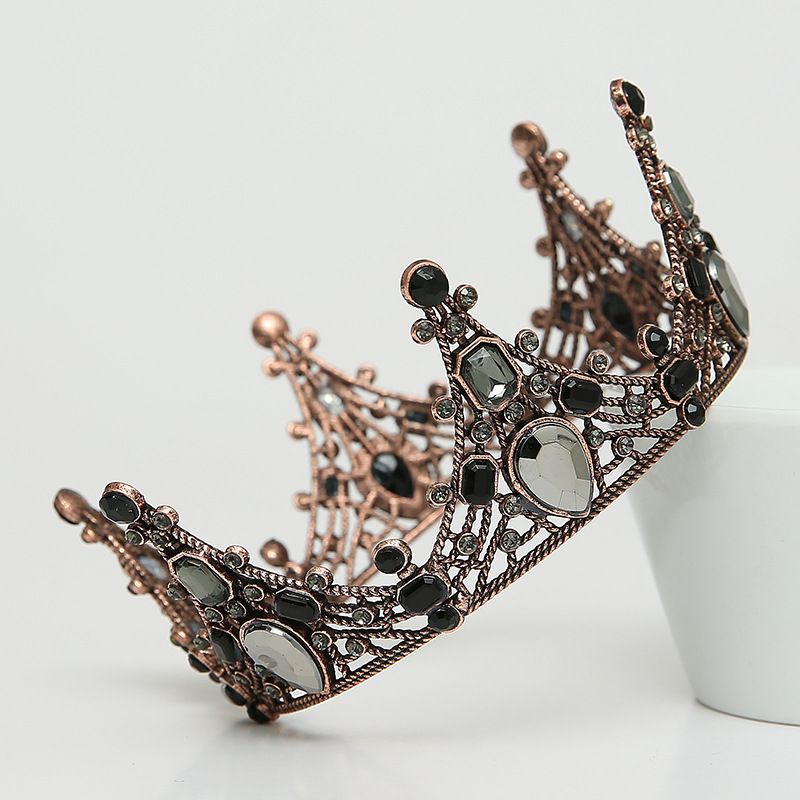 Crowns for Women Gothic Tiaras and Crowns Crystal Bridal Queen Headpiece Halloween Costume Festival Headband for Women