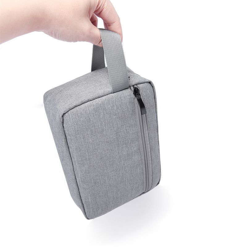 Nylon Men's Toiletry Bag - Large Waterproof Shower Bag - Travel Toiletries Bag -  for Men - Toiletry Bag for Men and Women