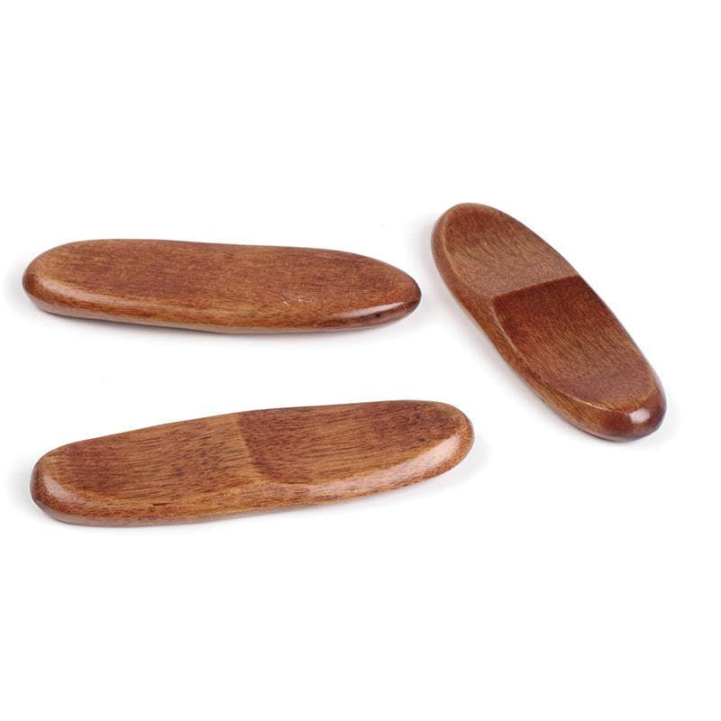 Chopstick Holder 4 Pieces Wooden Chopstick Holder Household Tableware Storage Rack Kitchen Spoon Chopstick Holder Brown