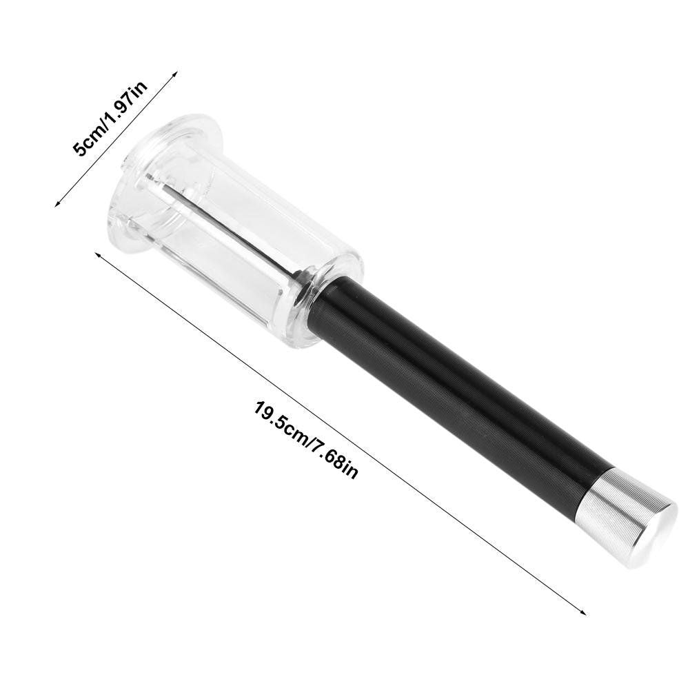 Air Pump Pressure Red Wine Bottle Opener Cork Remover Corkscrew Tools Easy operation easy, fast, and efficient (Black)
