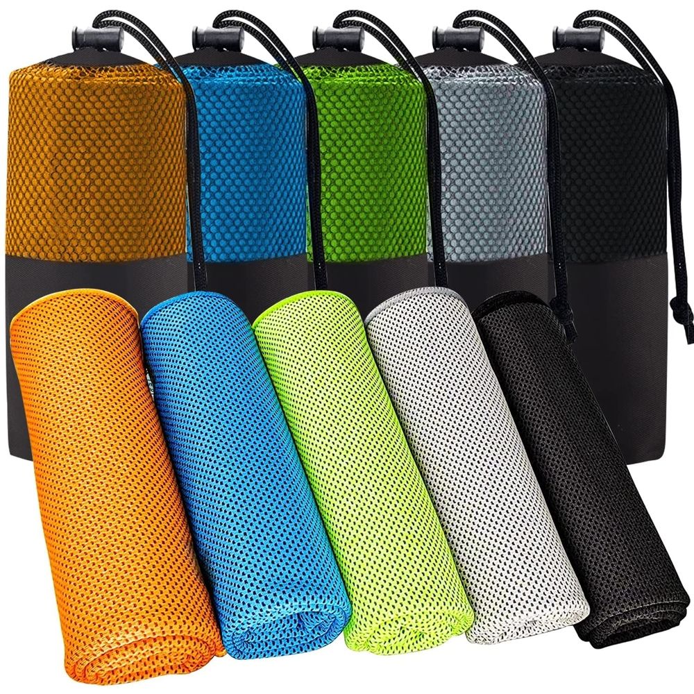 5s Cooling Neck Towels, Cooling Neck Wraps, Soft Ice Chilly Towels for Hot Weather Workout, Gym, Fitness, Running, Yoga, Sport & More Activities