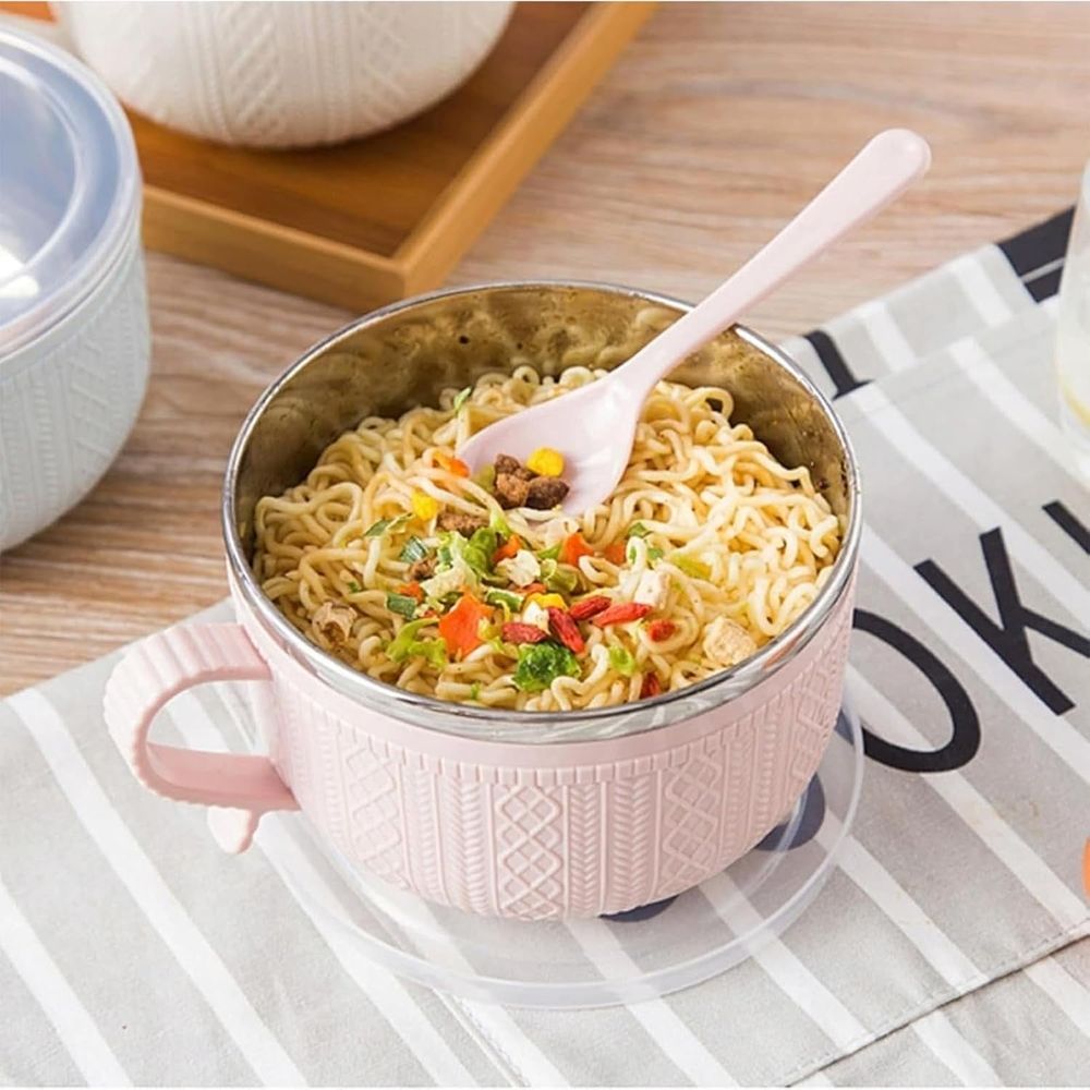 New Set of 25-Oz Mug Meals W/Lid-Its, Meal Mugs Set with Lids for Coffee Soups and Stews, Round Holiday Meal Mugs Ideal Christmas Gift Set