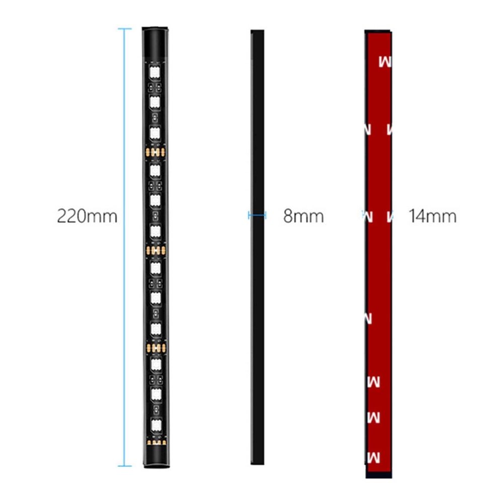 Motorcycle LED Light Kit | 12V Flexible Waterproof Neon Strip Lights | Multi-Color RGB with App & Remote Control | 8 Colors & 16 Modes | For Bikes & ATVs