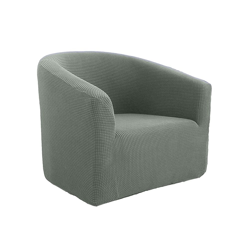 Stretch Barrel Chair Cover Printed Tub Chair Slipcover Spandex Armchair Cover Removable Couch Furniture Protector for Living Room Home Decor - Soft Club Chair Slipcover 1 Pack