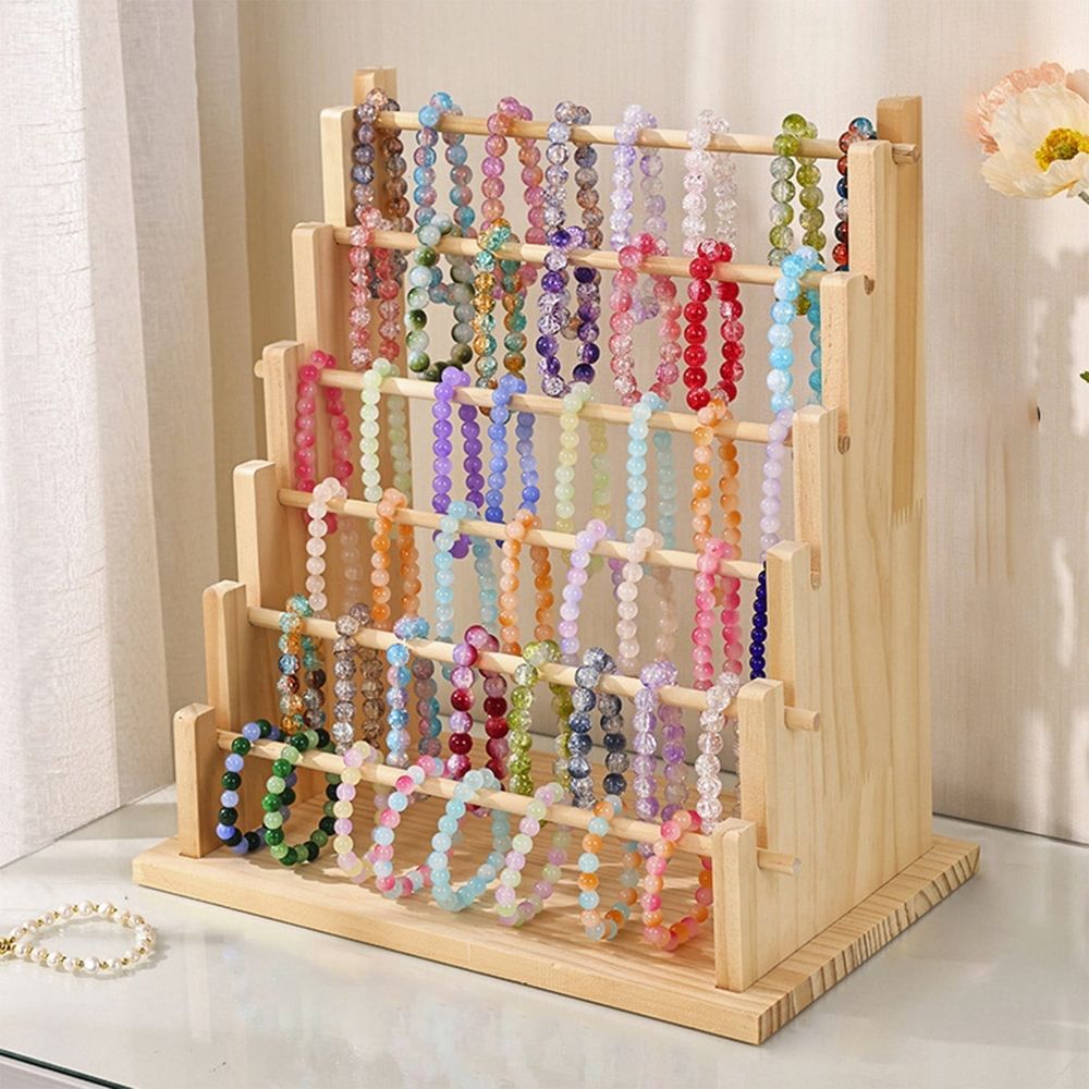 Bracelet Holder, 6 Tier Bracelet Organizer Storage, for Bracelets Bangles Watch Scrunchies, for Home, Vendors, Craft Shows and Store, Clearance Sale