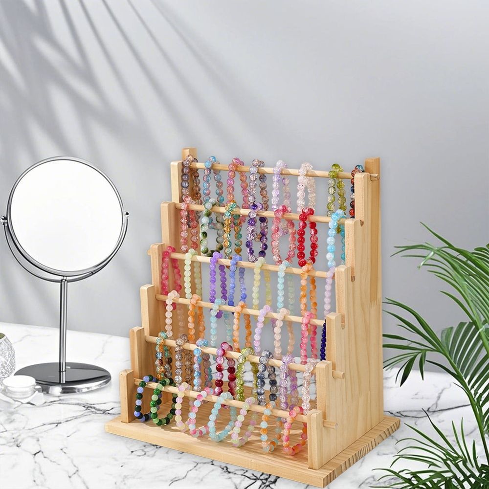 Bracelet Holder, 6 Tier Bracelet Organizer Storage, for Bracelets Bangles Watch Scrunchies, for Home, Vendors, Craft Shows and Store, Clearance Sale