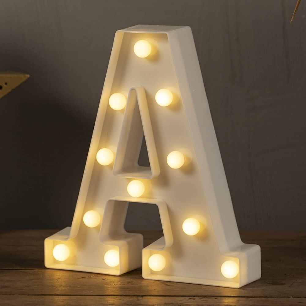 LED letter lights, illuminated letters, illuminated letters, night lights, wedding, birthday, party, battery powered Christmas lights, home bars