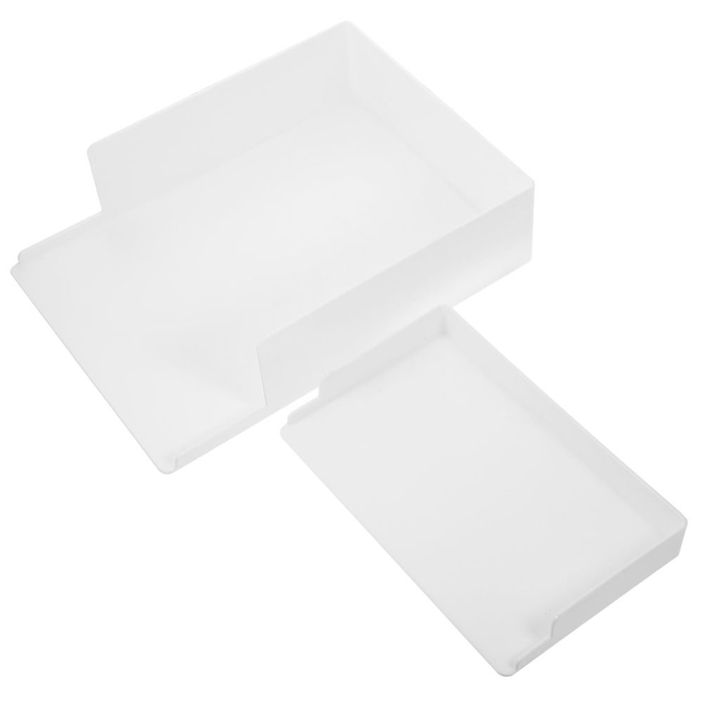2 Student Stationery Supplies Office 32.5x23.9x8.5cm White