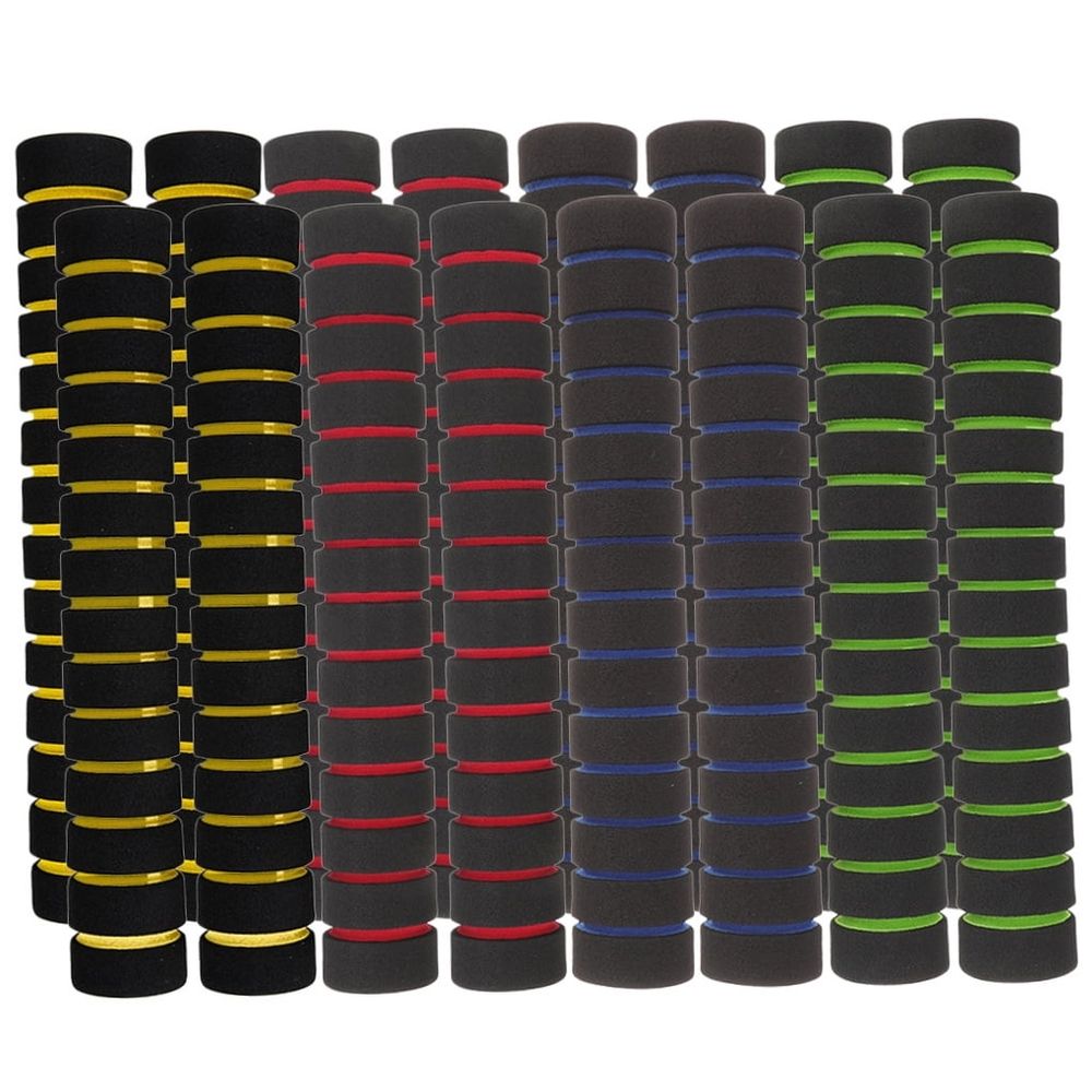 Yellow Sponge Grip Covers 8 Pairs Anti- Handle Wraps for Outdoor Sports, Water Activities, and Fitness Equipment