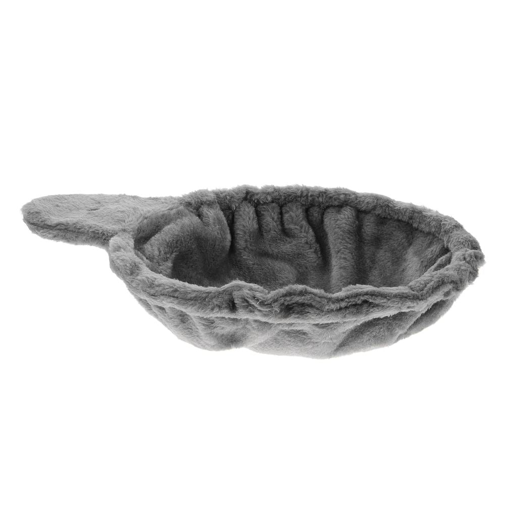 Cat Tree Hanging Basket Dark Grey Steel Frame Soft Fabric for Cat Climber