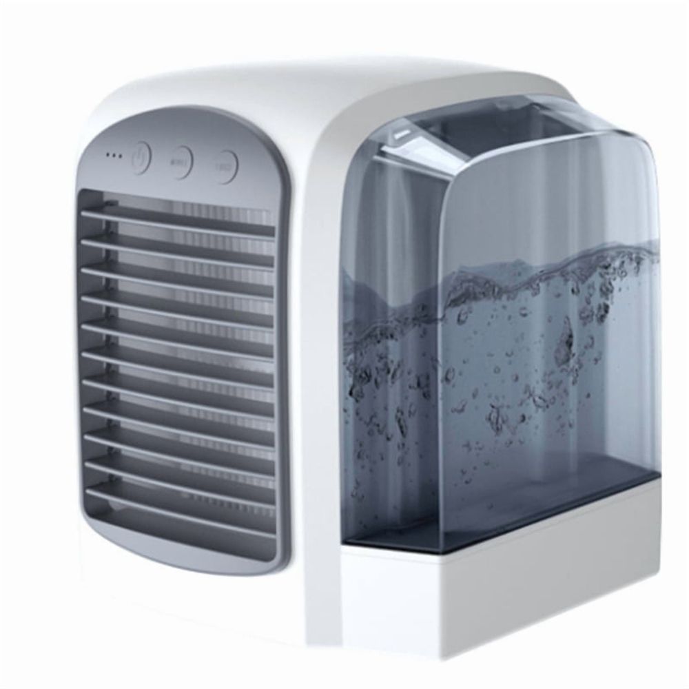 3 Speed, 380ml Water Tank, Low Noise, Portable Ac Fast Cooling, Humidifier, Fan for Bedroom Home