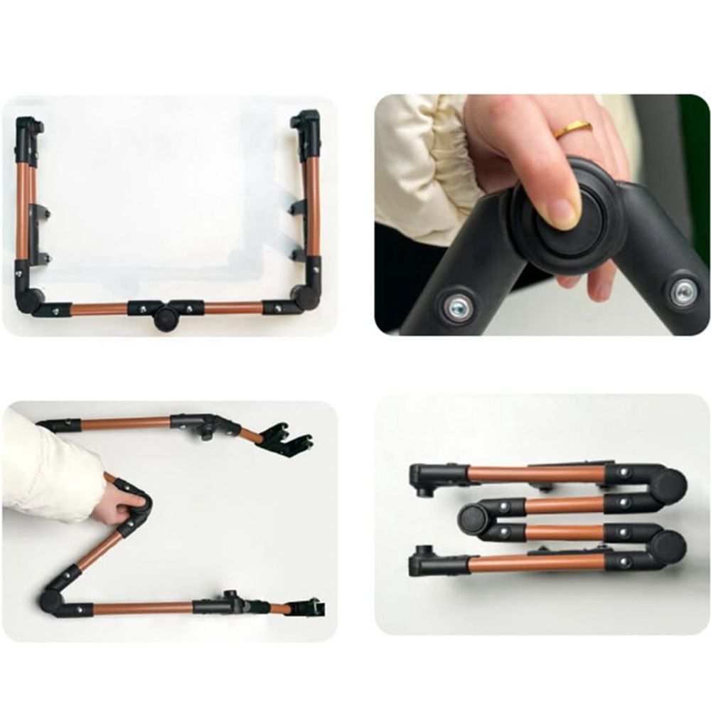 Folding Handcart Push Handle Trolley Handle Attachment Removable Foldable Beach Cart Handle Utility Wagon Cart Part