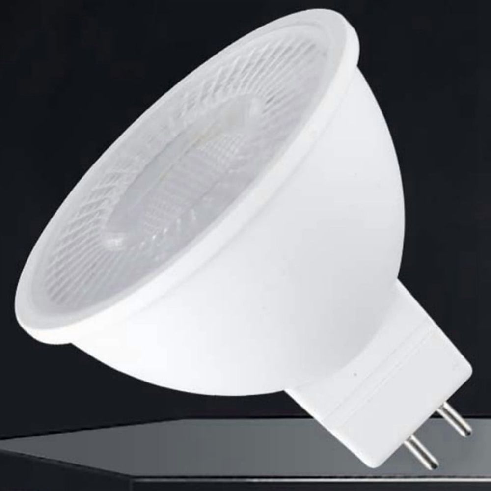 16PCS 7W LED Bulb GU5.3 Base 6000K 520LM White Light for Ceiling Light Track Light Home Use Bulb