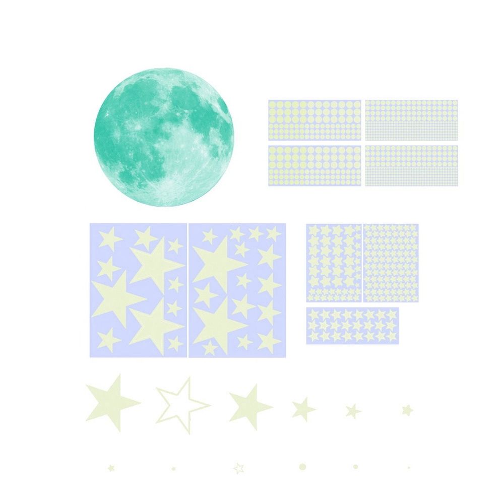 Glow in the Dark Stars for Ceiling,1049Pcs Starry Stickers for Ceiling Decor,Glow in the Dark Stickers of Ceiling Stars
