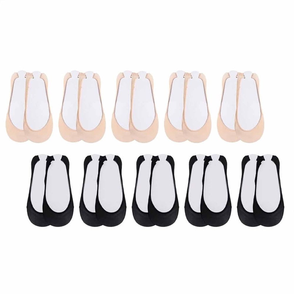 Women's Ice Silk No Show Ultra-Thin Liners Invisible Breathable Anti-Slip Socks for Flats Loafers and Sneakers