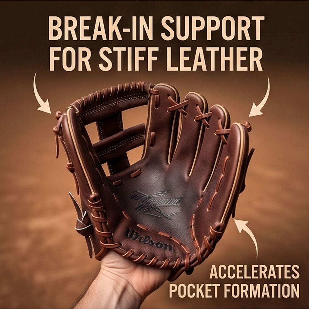 Leather Maintenance Paste for Baseball Gloves, Baseball Glove Conditioner, Maintain The Good Condition of The Leather, 3.53 oz