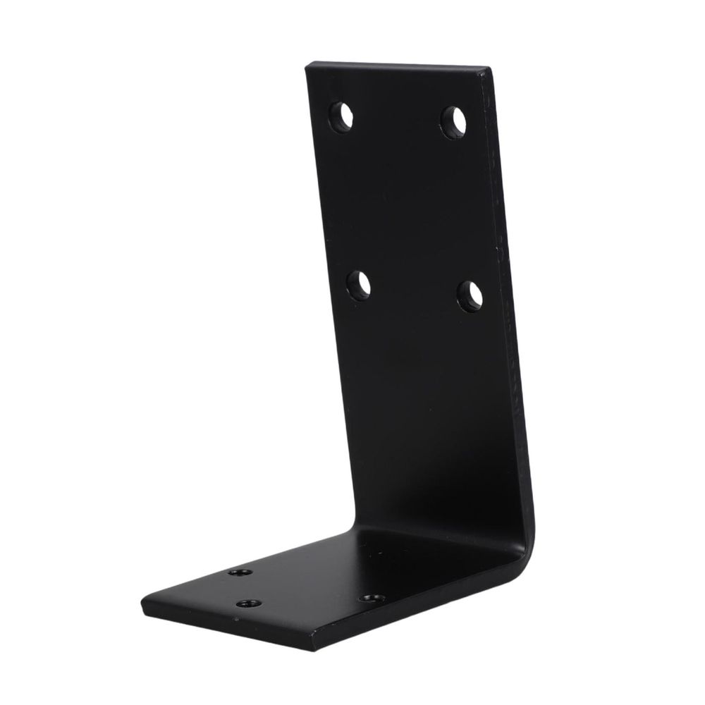 Black Steel Chair Backrest Bracket Ergonomic Lumbar Support for Office Chairs
