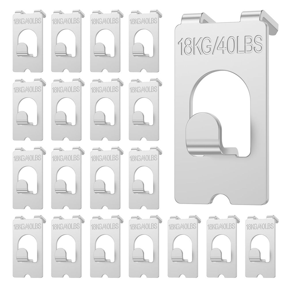20Pcs Claw Drywall Picture Hanger, Strong Load Bearing Capacity, Rustproof and Enduring, Secure Mounting, for Photo Frame Mirror Oil Painting