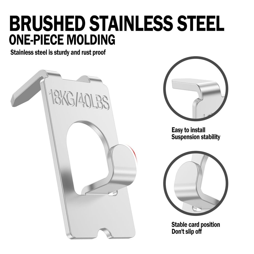 20Pcs Claw Drywall Picture Hanger, Strong Load Bearing Capacity, Rustproof and Enduring, Secure Mounting, for Photo Frame Mirror Oil Painting