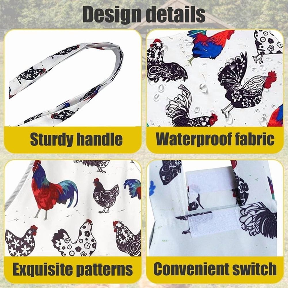 2X Chicken Holder Bag Hen Sling Carry Bag Chicken Carrier with Handle Chicken Supplies Chicken Medic Bag Catching Bag,B