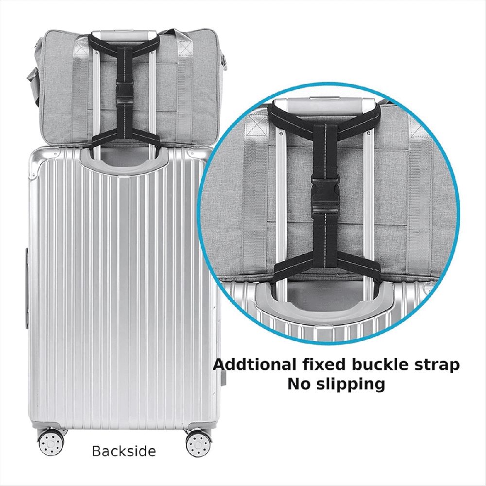 Luggage Straps Bag Bungees for Suitcases Add A Bag, Travel Bag Bungee Belt for Luggage (2 Pack)