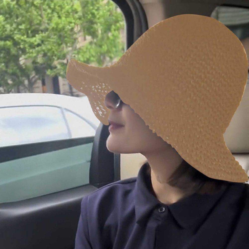 Women's Straw Sun Hat - Foldable Packable Wide Brim Floppy Beach Hat - Handmade Crochet Summer Hat for Vacation, Travel UV Protection & Breathable