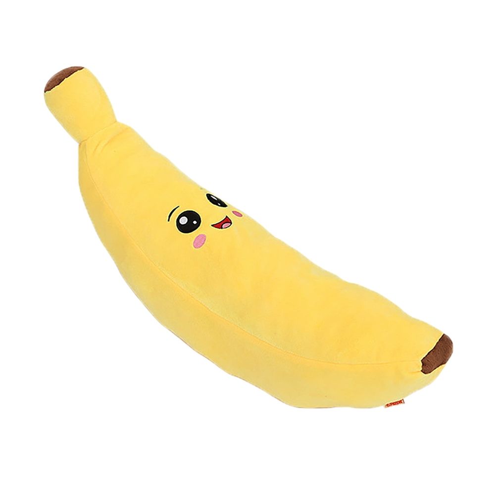 Banana Plush Dog Toy,Interactive Squeaky Stuffed Pet Toy for Puppies Cats,Soft PP Cotton Chew Plaything,Yellow 10.24in