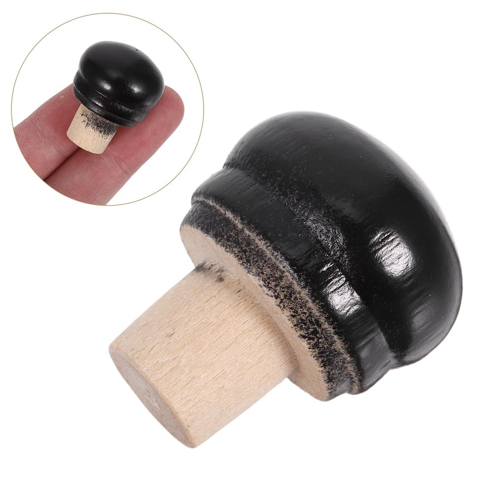 Black Wooden Wine Cork Sealer Leak-Proof Set for Home Use, 4 Pieces Wine Bottle Stoppers