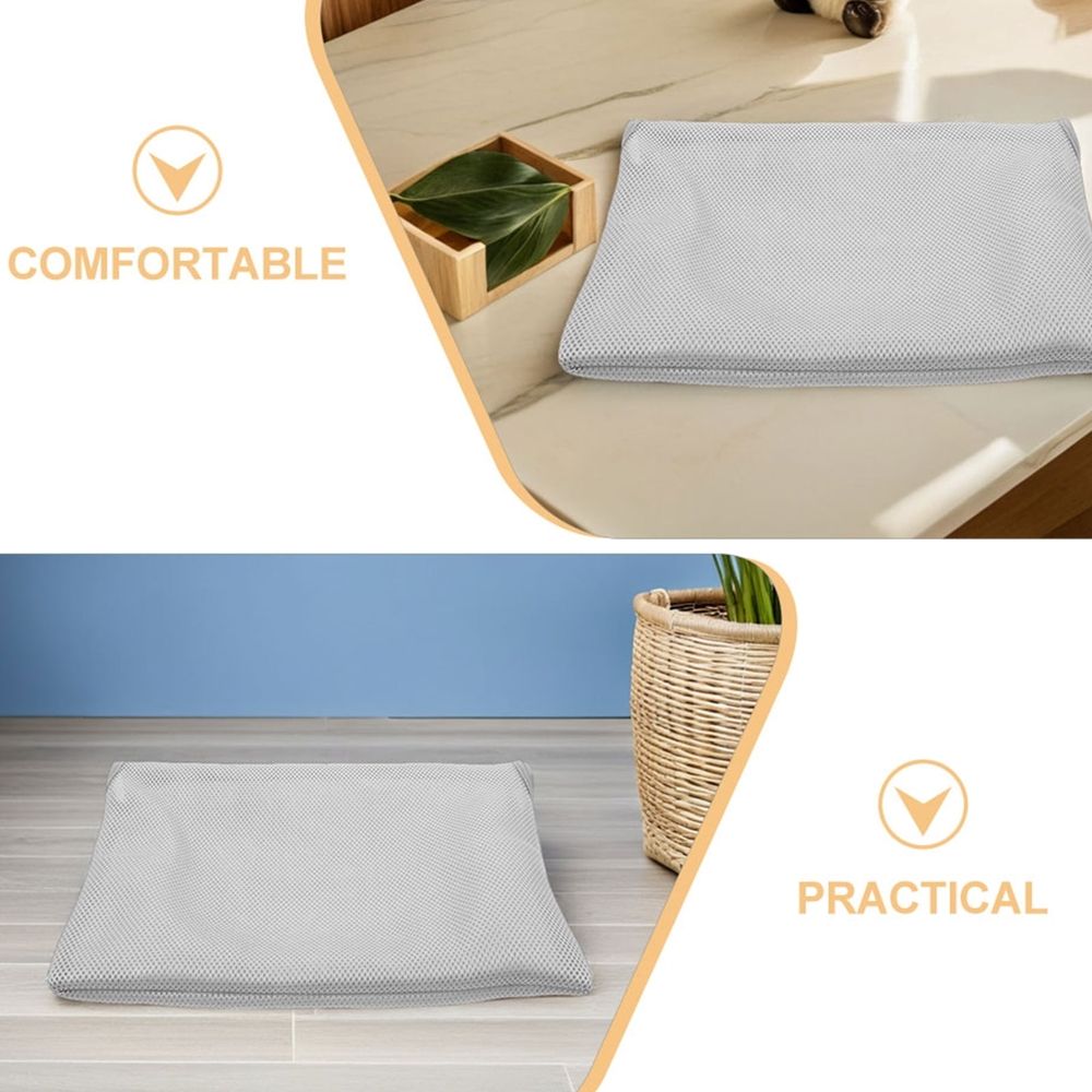 Grey Fabric Replacement Cover for Cat Window Perch - Soft, Breathable, Zippered Hammock Cover for Cats